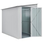 KOVINSKA VRTNA HIŠKA GLOBEL LEANTO 58 SREBRNA Š145 X G234 X V204 CM - slika 3